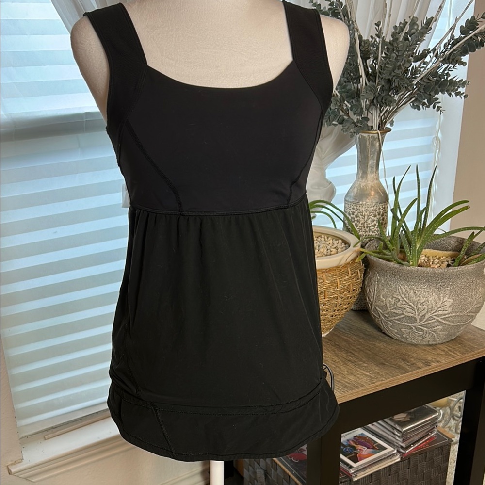 lululemon athletica Black Tank Top